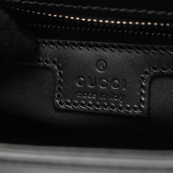 GUCCI Black Leather Shoulder Bag - Picture 5 of 8
